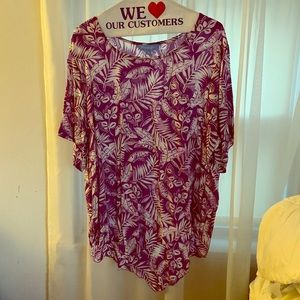 Blue ginger point blouse